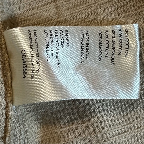 Free People Carmen Moto Jacket Beige Size Medium - Picture 10 of 14